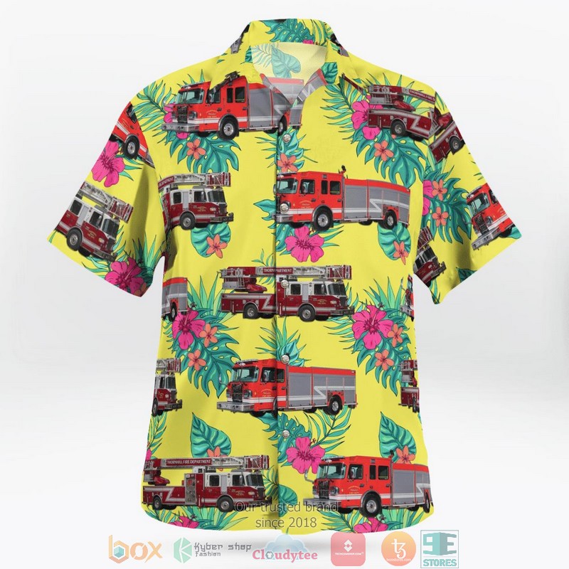 Thornhill Fire Department Thornhill BC Aloha Shirt 2 Thornhill Fire Department Thornhill BC Aloha Shirt word1