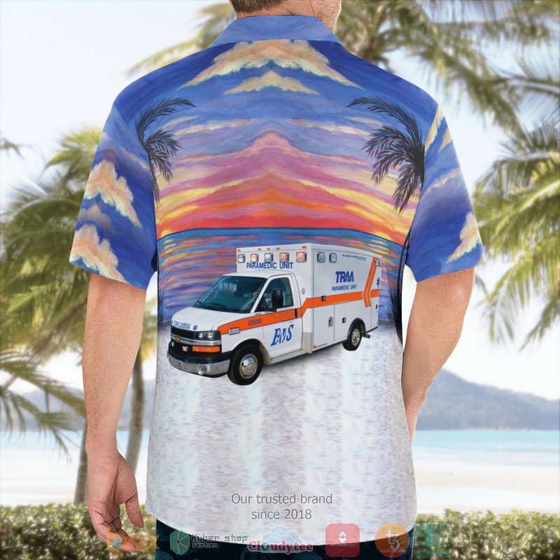 Three Rivers Ambulance Authority Fort Wayne Indiana Ambulance Hawaiian Shirt word2