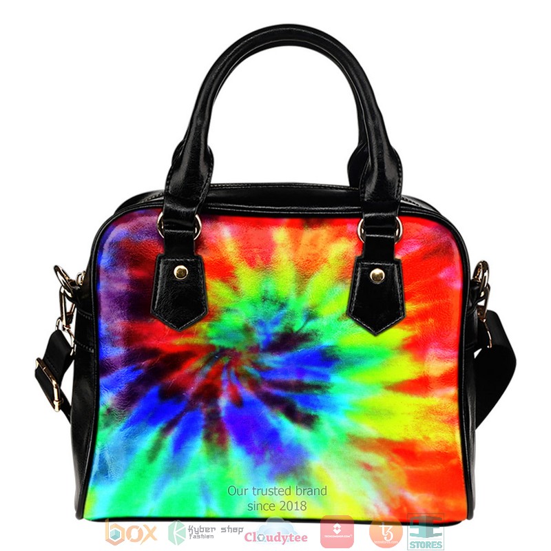 Tie Dye Leather Handbag