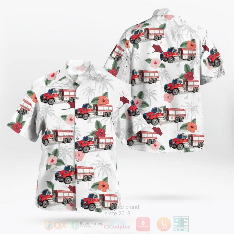 BEST Timberville, Virginia, Timberville Volunteer Fire Department 3D Aloha Shirt word2