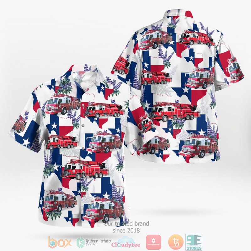 Tomball Fire Department Hawaii 3D Shirt