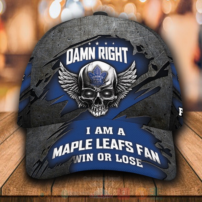 BEST Toronto Maple Leafs Skull Custom Classic Cap word1