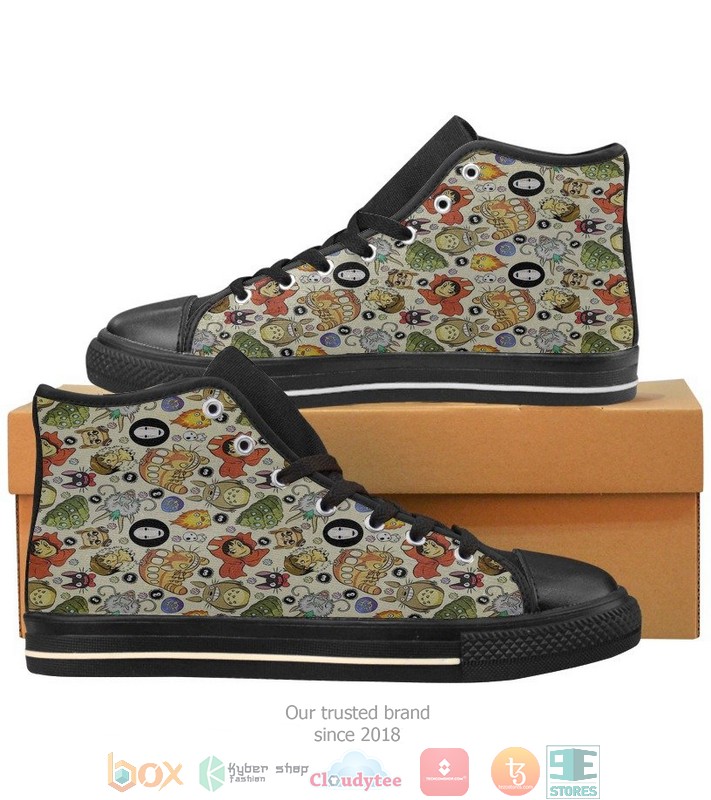 Totoro High Top Shoes word1