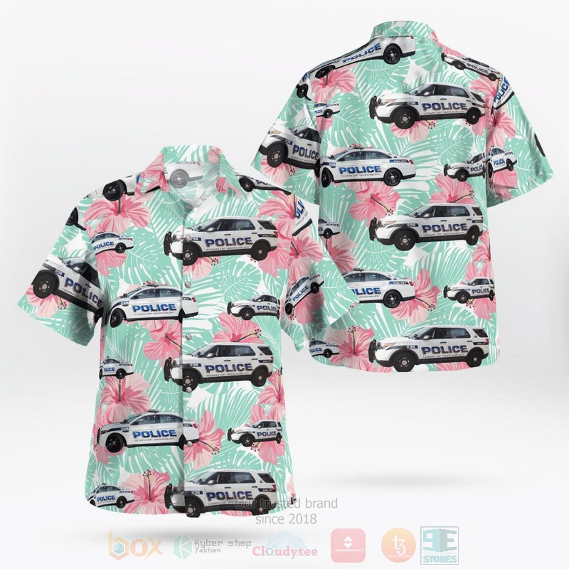 BEST Town of Woodbury Police Dept., New York 3D Aloha Shirt 9 BEST Town of Woodbury Police Dept., New York 3D Aloha Shirt word1