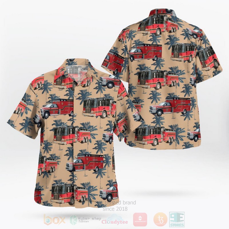 BEST Townsend Fire-EMS Townsend, Massachusetts 3D Aloha Shirt word1