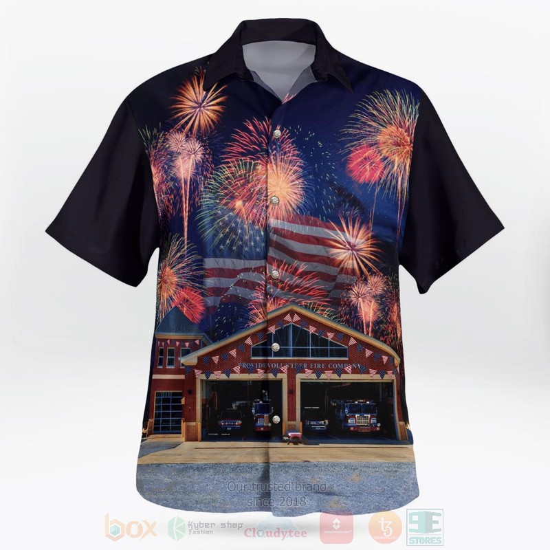 BEST Towson, Maryland, Providence Volunteer Fire Company, 4th of July 3D Aloha Shirt 2 BEST Towson, Maryland, Providence Volunteer Fire Company, 4th of July 3D Aloha Shirt word2