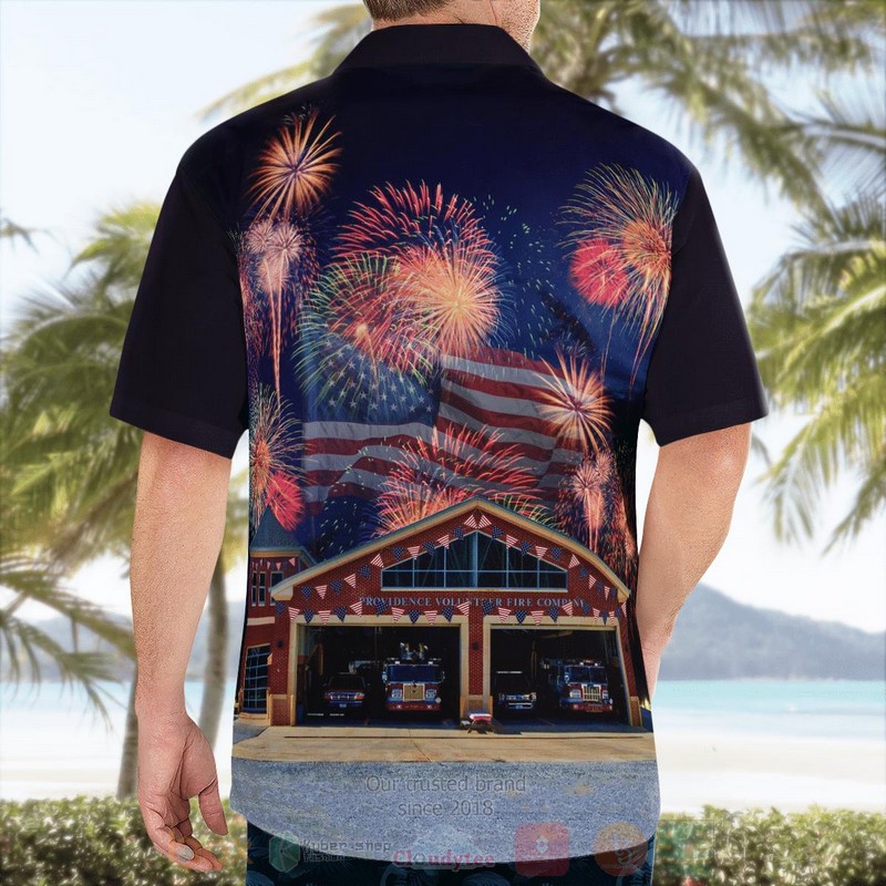 BEST Towson, Maryland, Providence Volunteer Fire Company, 4th of July 3D Aloha Shirt 4 BEST Towson, Maryland, Providence Volunteer Fire Company, 4th of July 3D Aloha Shirt word2