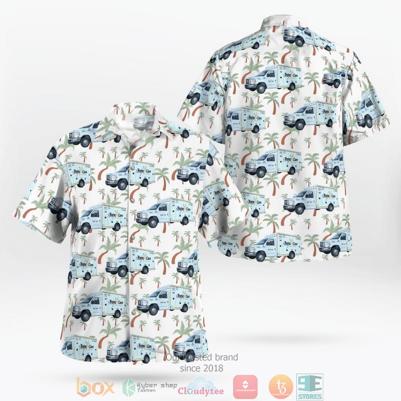 Trans-Care Ambulance Indianapolis Indiana Fleet Hawaiian Shirt 1 Trans-Care Ambulance Indianapolis Indiana Fleet Hawaiian Shirt word2