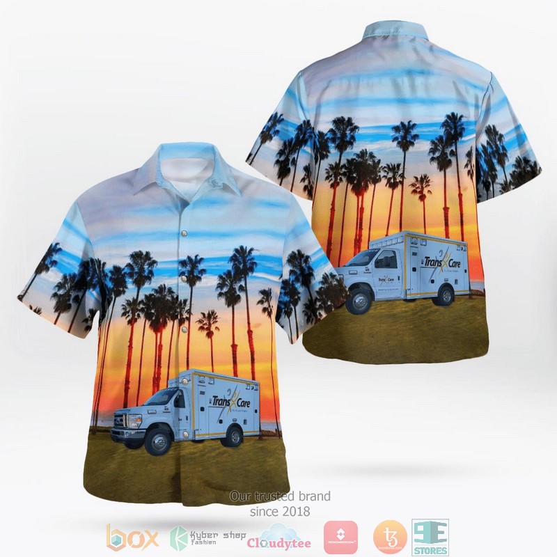 Trans-Care Ambulance Indianapolis Indiana Hawaiian Shirt