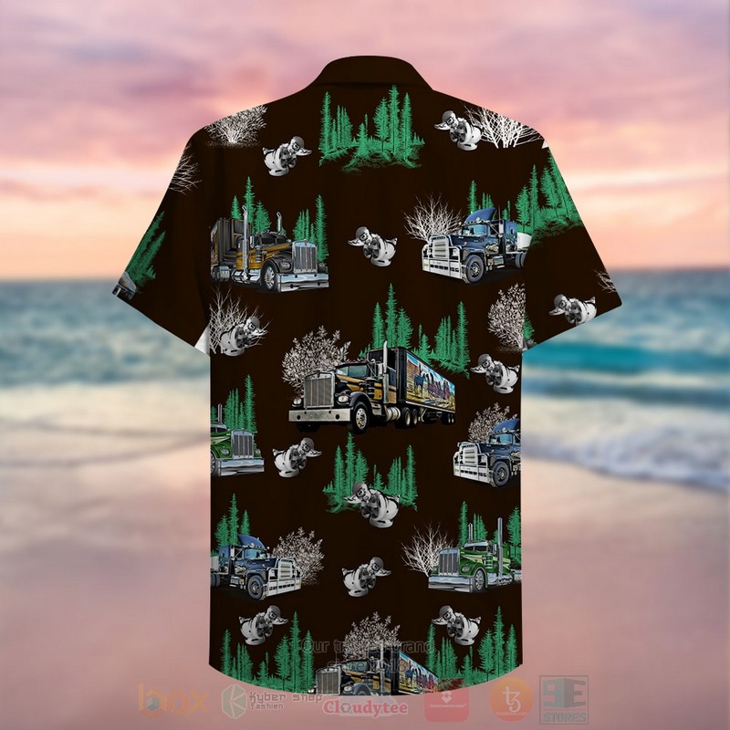 BEST Trucker, with semi truck Aloha Hawaiian Shirt 2 BEST Trucker, with semi truck Aloha Hawaiian Shirt word3