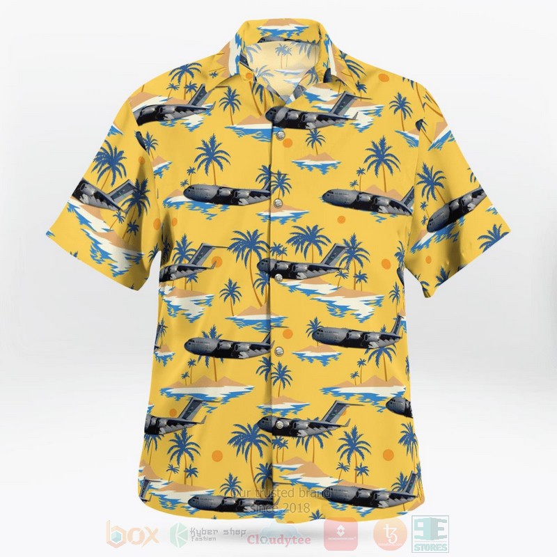 BEST US Air Force 62nd Airlift Wing 62 AW C-17 Globemaster III 3D Aloha Shirt word2