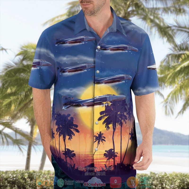 US Air Force McDonnell F-4G Wild Weasel Hawaii 3D Shirt 4 US Air Force McDonnell F-4G Wild Weasel Hawaii 3D Shirt word2