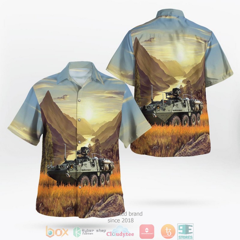NEW US Army M1127 Reconnaissance Vehicle RV Aloha Shirt 9 NEW US Army M1127 Reconnaissance Vehicle RV Aloha Shirt word2