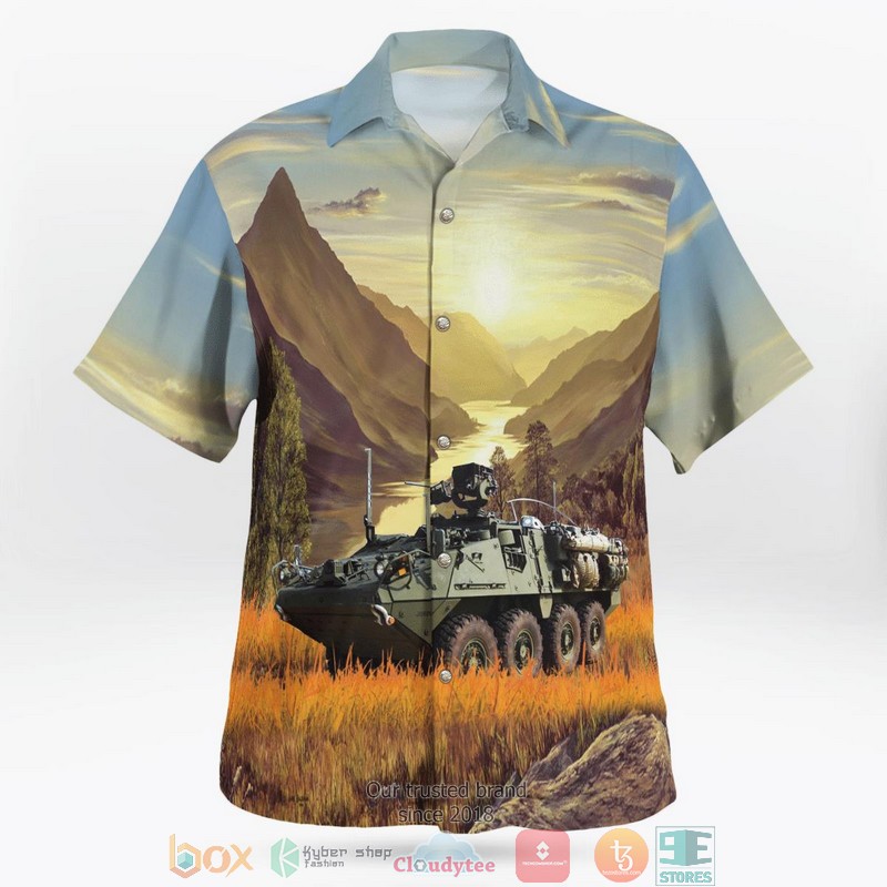 NEW US Army M1127 Reconnaissance Vehicle RV Aloha Shirt 2 NEW US Army M1127 Reconnaissance Vehicle RV Aloha Shirt word1