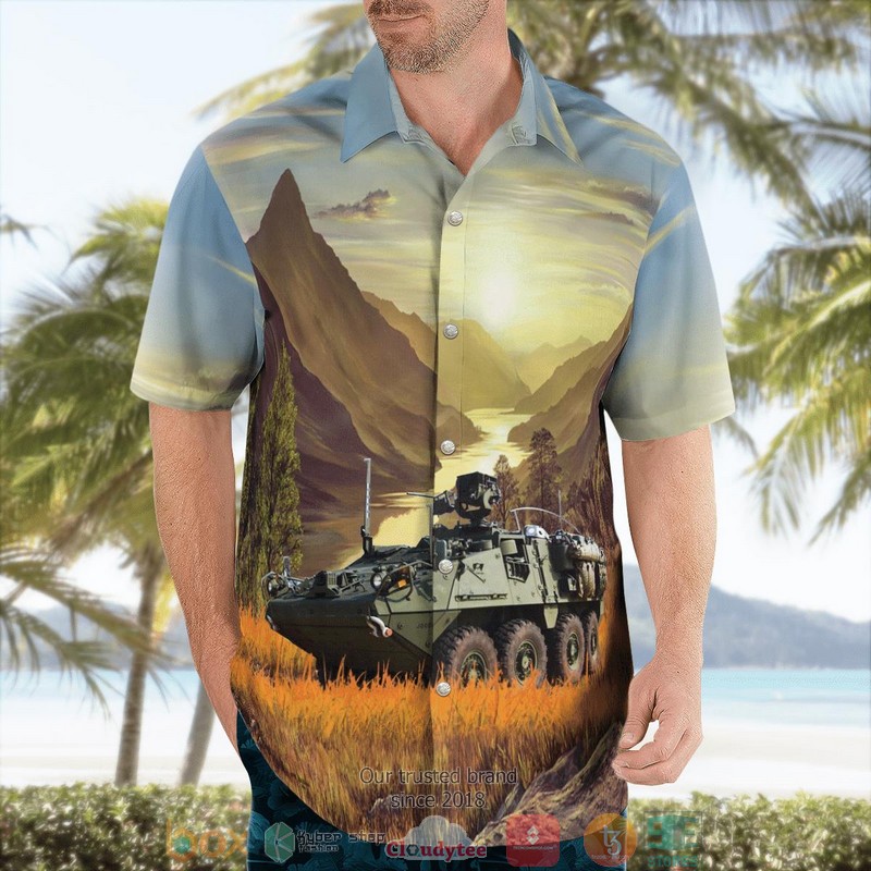 NEW US Army M1127 Reconnaissance Vehicle RV Aloha Shirt 3 NEW US Army M1127 Reconnaissance Vehicle RV Aloha Shirt word1