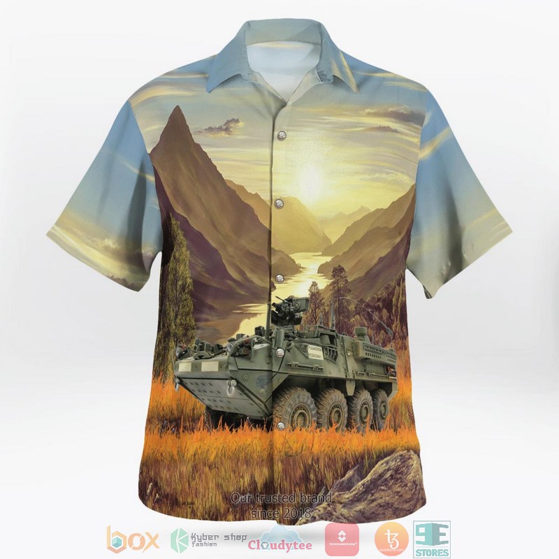 NEW US Army M1130 Command Vehicle CV Aloha Shirt 2 NEW US Army M1130 Command Vehicle CV Aloha Shirt word2