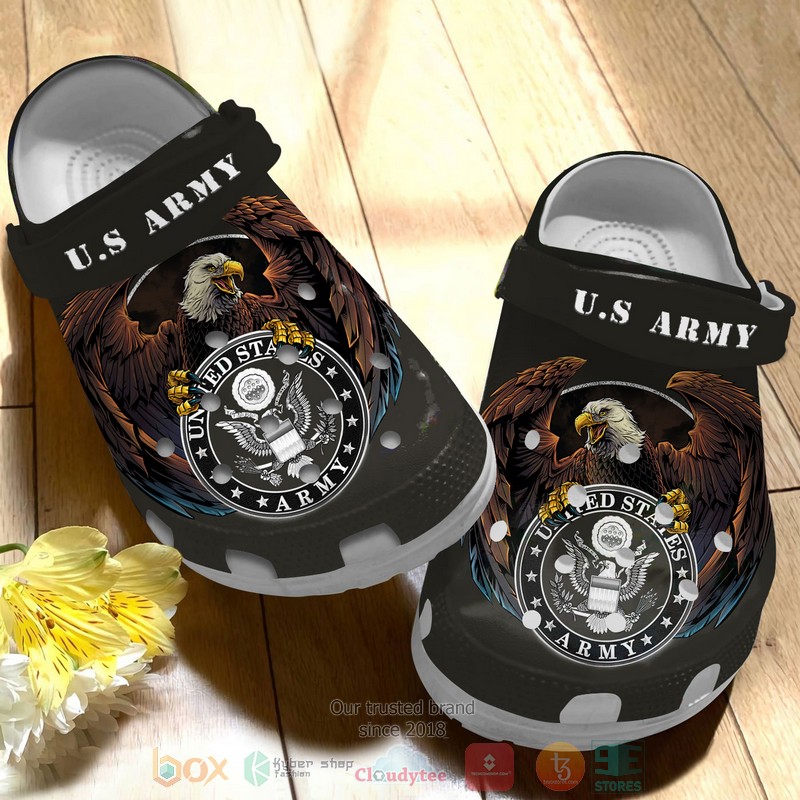 NEW US Army Veteran Crocs Crocband Clog 3 NEW US Army Veteran Crocs Crocband Clog word3