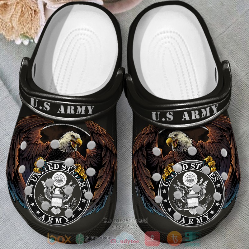 NEW US Army Veteran Crocs Crocband Clog 4 NEW US Army Veteran Crocs Crocband Clog word3