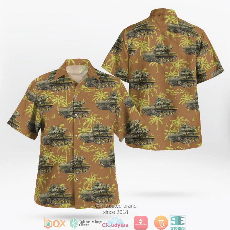US Army Vietnam War M551 Sheridan Light Tank Hawaiian Shirt 9 US Army Vietnam War M551 Sheridan Light Tank Hawaiian Shirt word2