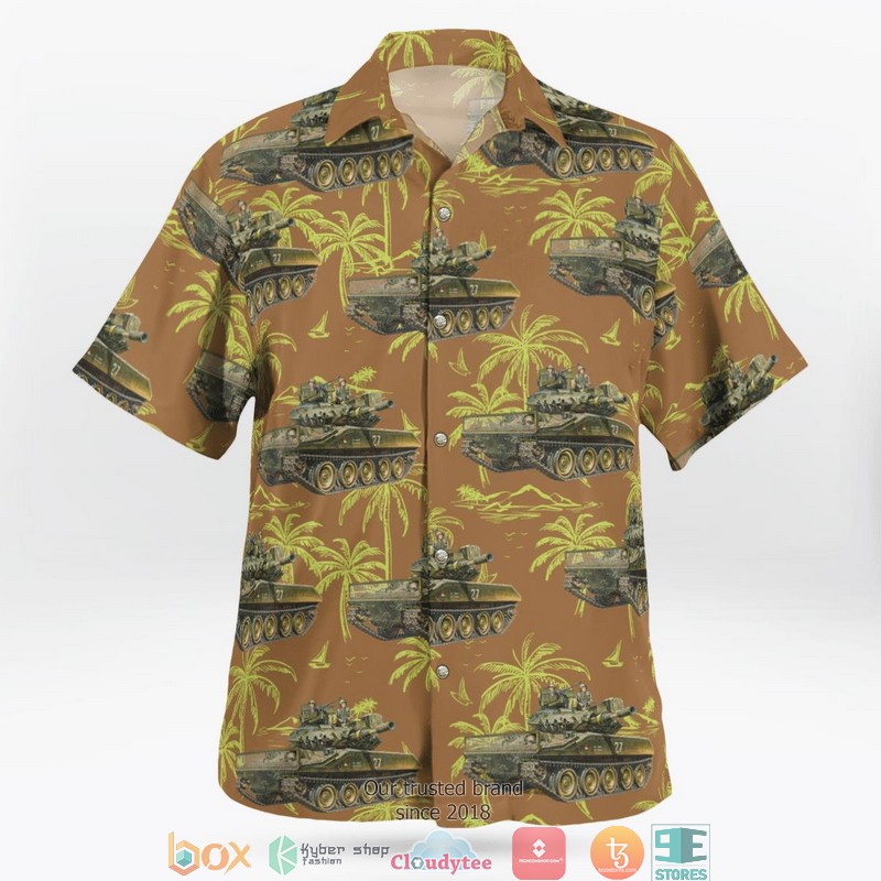 US Army Vietnam War M551 Sheridan Light Tank Hawaiian Shirt 2 US Army Vietnam War M551 Sheridan Light Tank Hawaiian Shirt word1