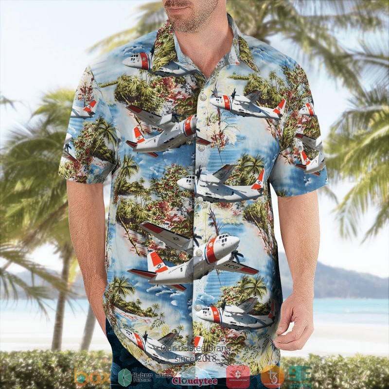 US Coast Guard Alenia C 27J Spartan Hawaiian Shirt 3 US Coast Guard Alenia C 27J Spartan Hawaiian Shirt word3