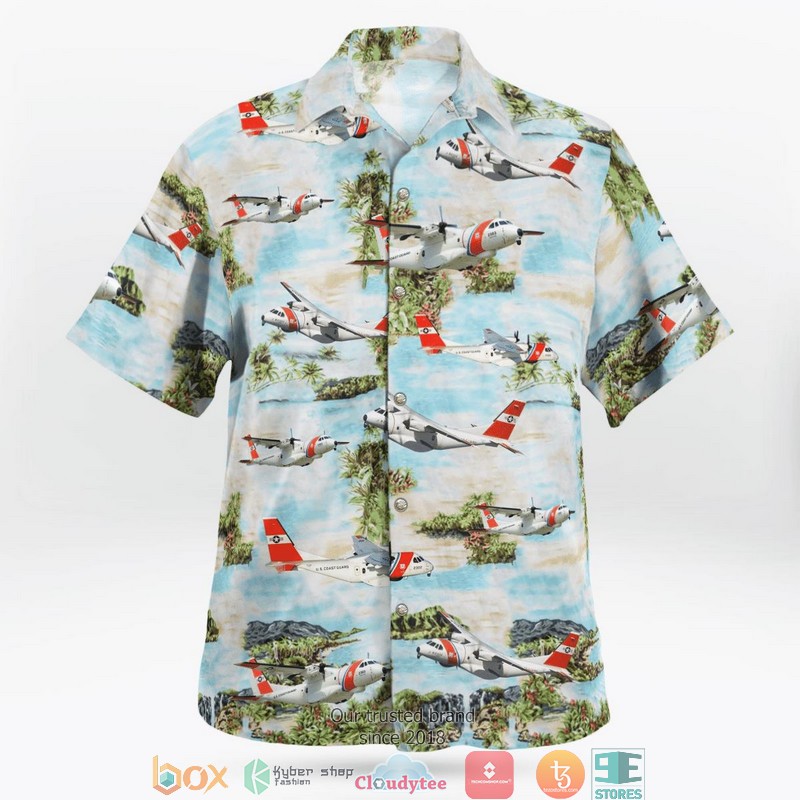 US Coast Guard EADS HC 144 Ocean Sentry Hawaiian Shirt 2 US Coast Guard EADS HC 144 Ocean Sentry Hawaiian Shirt word3