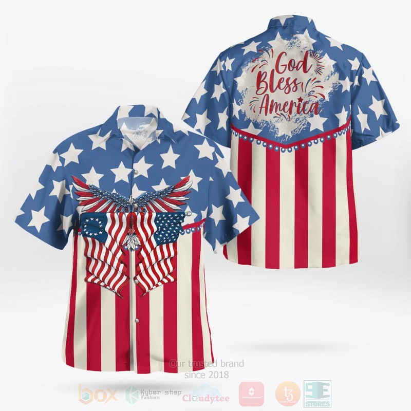 BEST US Eagle God Bless America 3D Aloha Shirt 1 BEST US Eagle God Bless America 3D Aloha Shirt word3