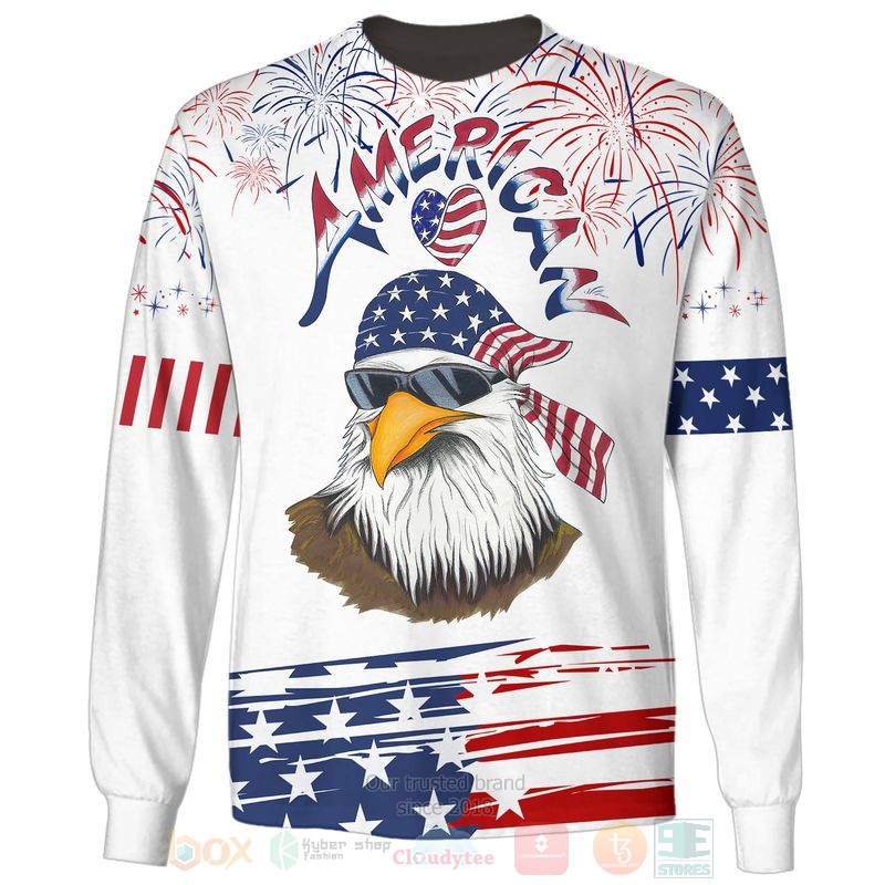 BEST US Independence Day Flag Eagle All Over Print Shirt, Hoodie word2