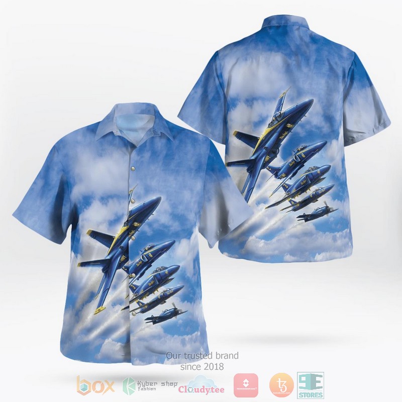 BEST US Navy Blue Angels Show Hawaii Shirt word2