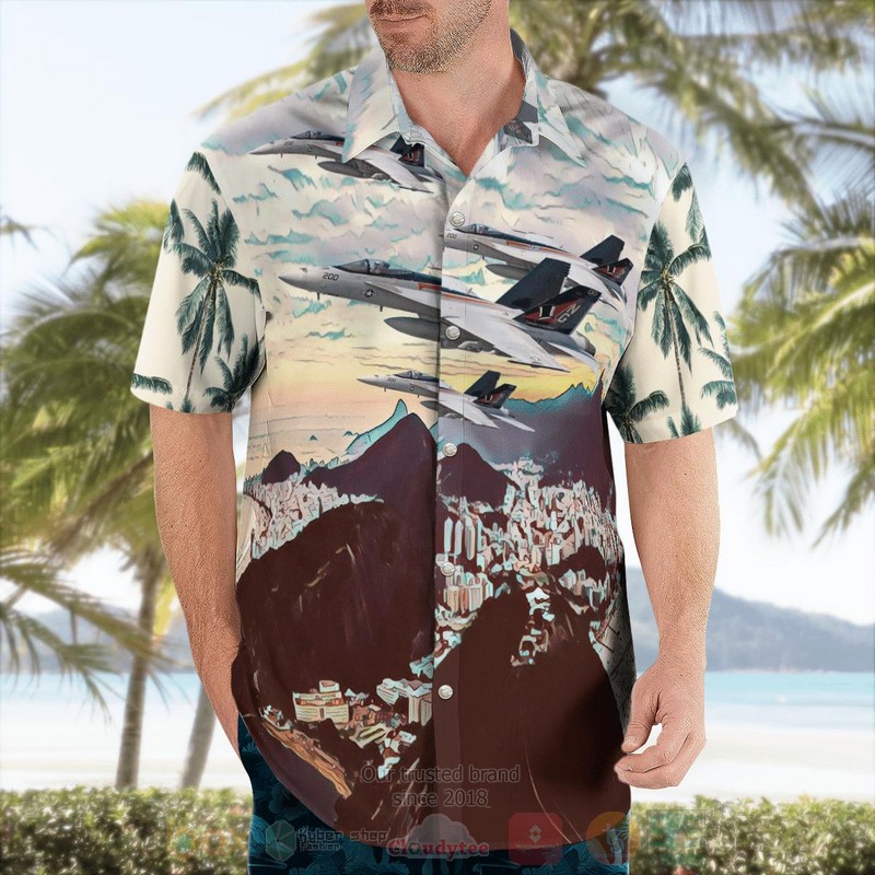 BEST US Navy F-A-18E Super Hornet of VFA-14 Tophatters 3D Aloha Shirt 4 BEST US Navy F-A-18E Super Hornet of VFA-14 Tophatters 3D Aloha Shirt word1