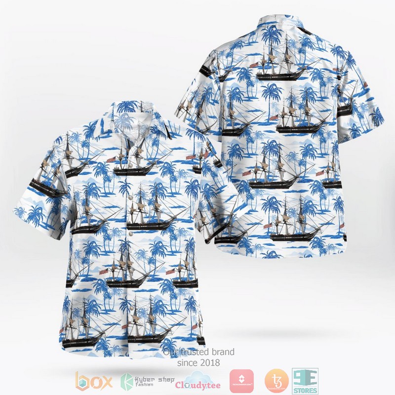 US Navy USS Constitution 4th Of July Hawaii 3D Shirt word1