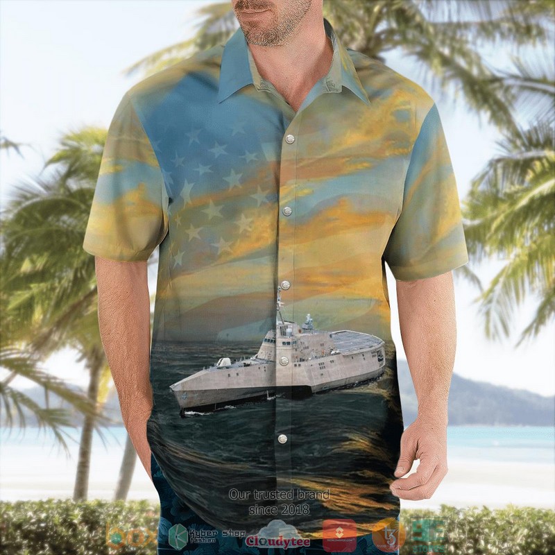 US Navy USS Coronado LCS-4 4th Of July Hawaii 3D Shirt 4 US Navy USS Coronado LCS-4 4th Of July Hawaii 3D Shirt word2