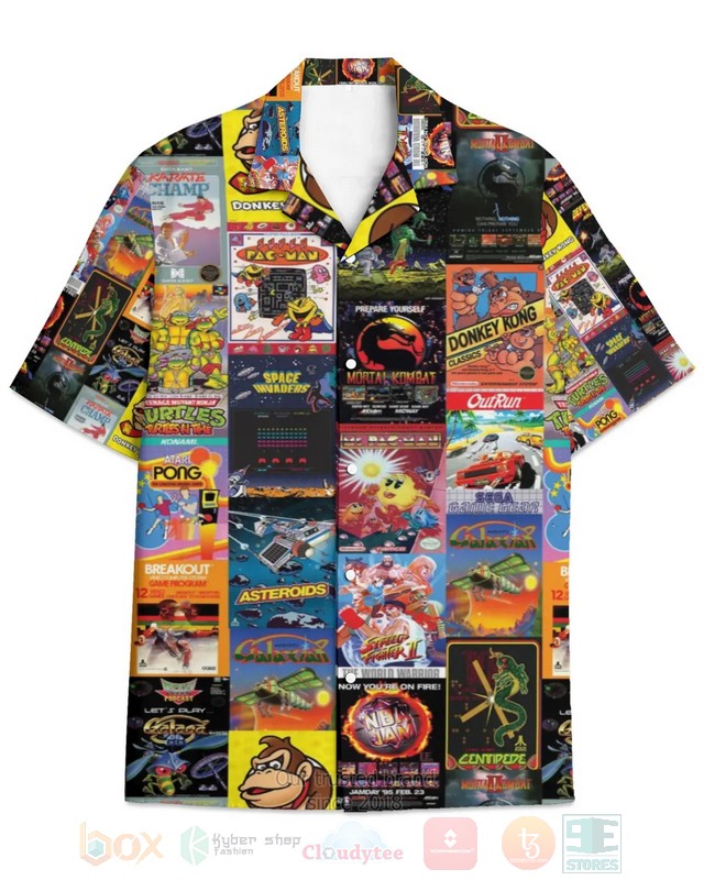 BEST Arcade Games Aloha Hawaiian Shirt