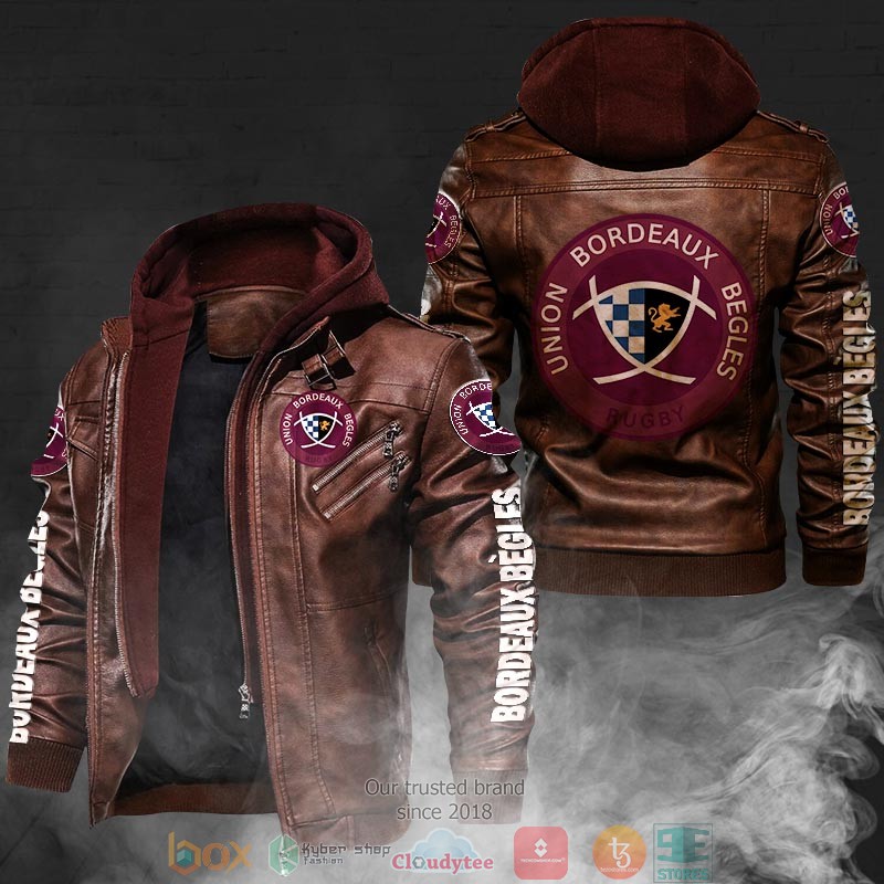 Union Bordeaux Begles Leather Jacket word2