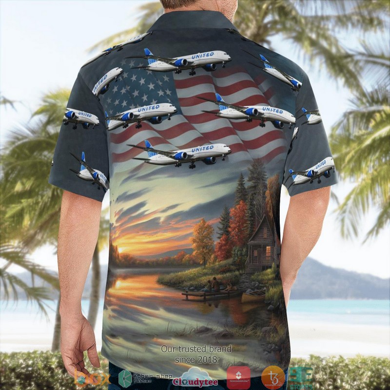 United Airlines Boeing 787 9 Dreamliner Independence Day Hawaiian Shirt 4 United Airlines Boeing 787 9 Dreamliner Independence Day Hawaiian Shirt word2