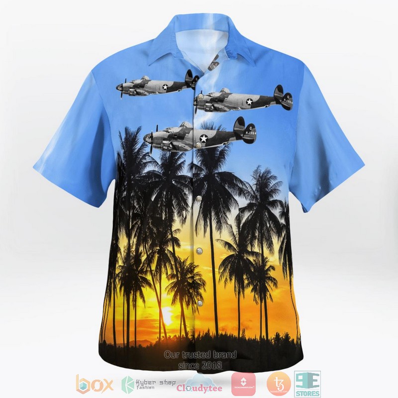 NEW United States Army Air Forces Lockheed B-34 Ventura Aloha Shirt 2 NEW United States Army Air Forces Lockheed B-34 Ventura Aloha Shirt word3