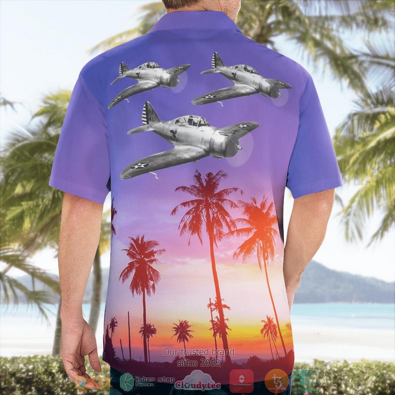 NEW United States Army Air Forces Seversky P-35 Aloha Shirt 4 NEW United States Army Air Forces Seversky P-35 Aloha Shirt word3
