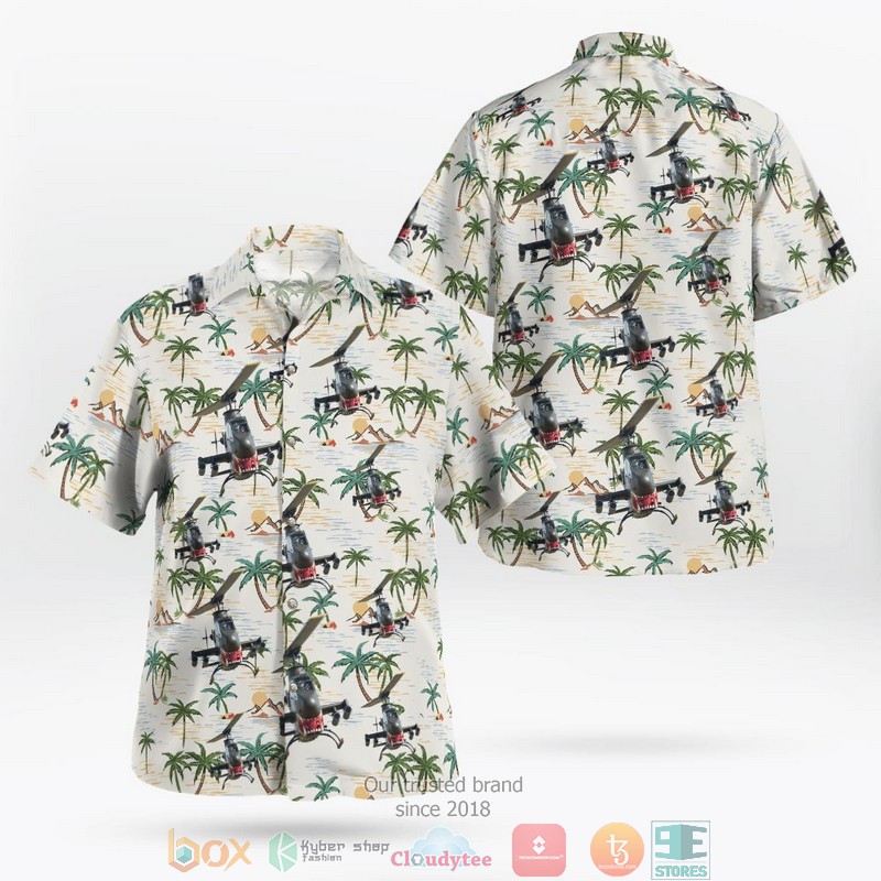 NEW United States Army Aviation Museum Bell AH-1G and AH-1S Cobras Aloha Shirt word3