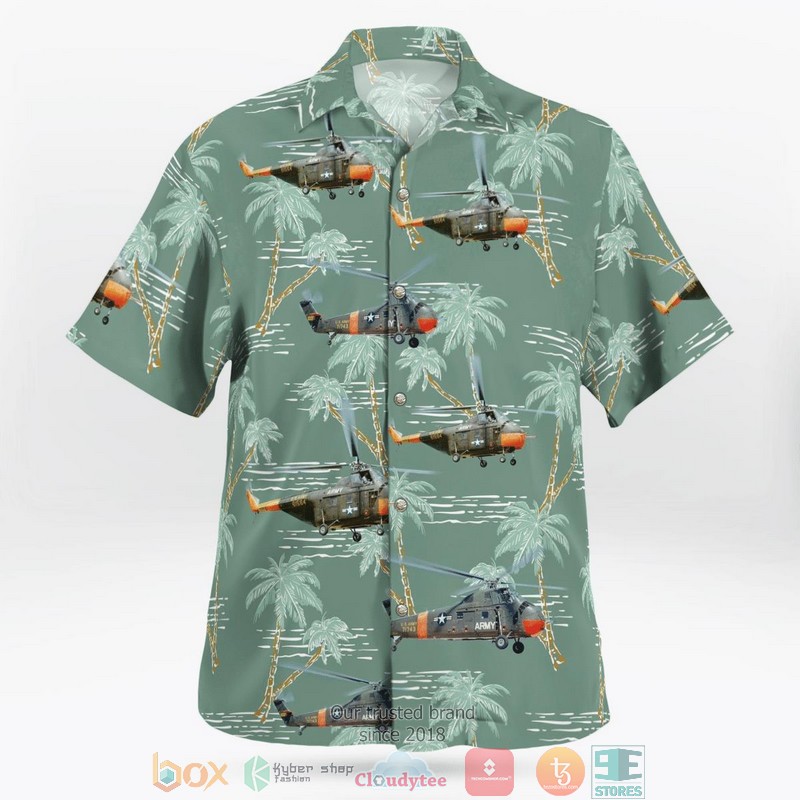 NEW United States Army Aviation Museum Sikorsky H-19D Chickasaw Aloha Shirt 2 NEW United States Army Aviation Museum Sikorsky H-19D Chickasaw Aloha Shirt word3