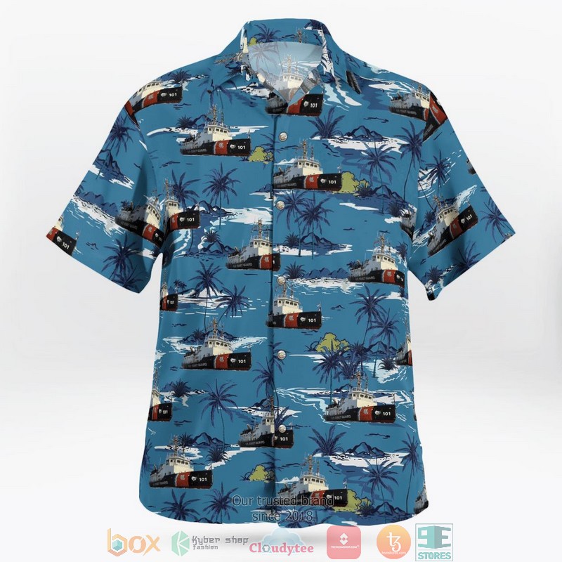 United States Coast Guard Bay-class tugboat USCGC Katmai Bay WTGB-101 Hawaiian Shirt 2 United States Coast Guard Bay-class tugboat USCGC Katmai Bay WTGB-101 Hawaiian Shirt word2