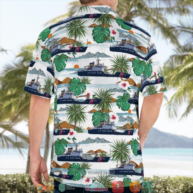 United States Coast Guard USCGC Kukui WLB 203 Juniper class Hawaiian Shirt word2
