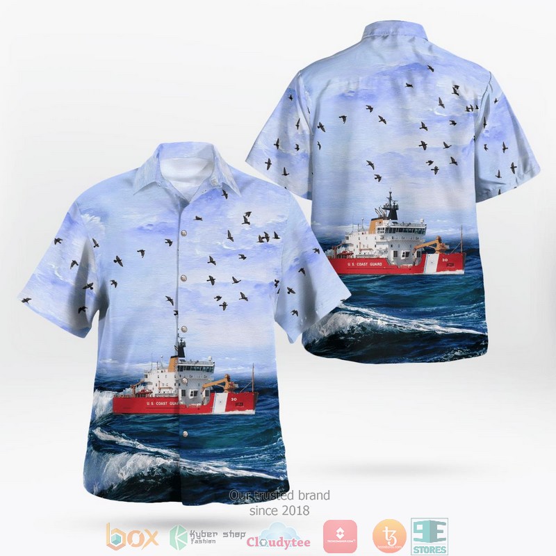 United States Coast Guard USCGC Mackinaw WLBB-30 Aloha Shirt 9 United States Coast Guard USCGC Mackinaw WLBB-30 Aloha Shirt word3