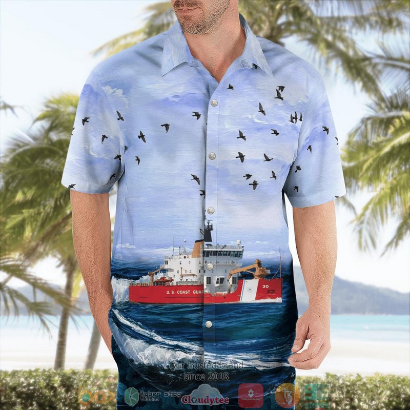 United States Coast Guard USCGC Mackinaw WLBB-30 Aloha Shirt 3 United States Coast Guard USCGC Mackinaw WLBB-30 Aloha Shirt word1