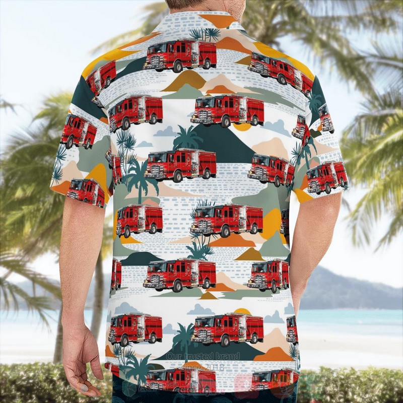 BEST Upper Saddle River, New Jersey, Saddle River Fire Department 3D Aloha Shirt word2