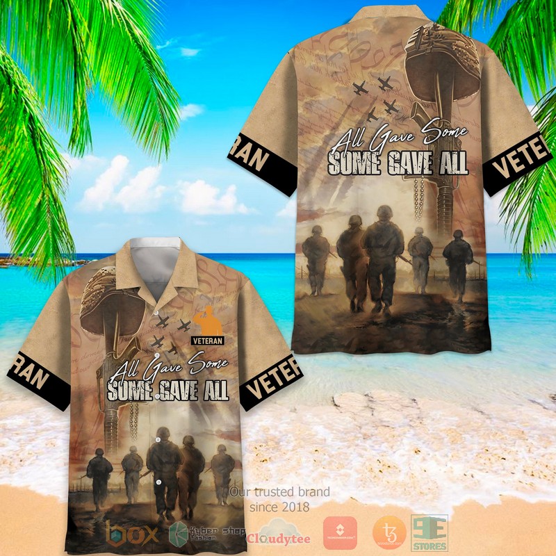 NEW Veteran All Gave Some Som Gave All Hawaiian Shirt 2 NEW Veteran All Gave Some Som Gave All Hawaiian Shirt word1