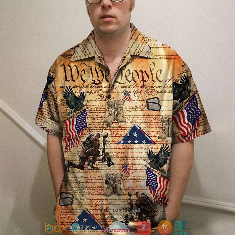Veteran We The People Hawaiian shirt