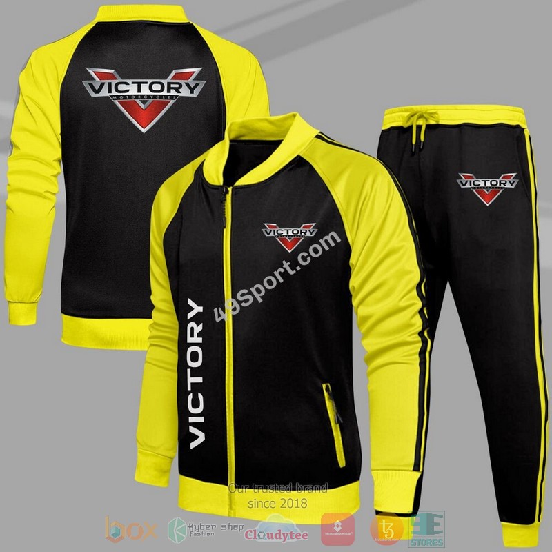 NEW Victory Motorcycles Tracksuits Jacket and Pant word1