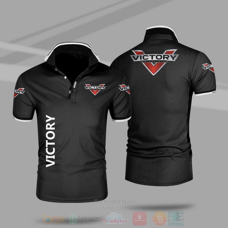 BEST Victory Motorcycles All Over Print Premium Polo Shirt word1