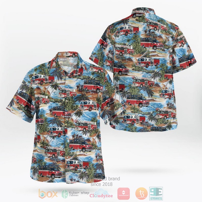 BEST Virginia Greenbackville Volunteer Fire Department Hawaii Shirt word3