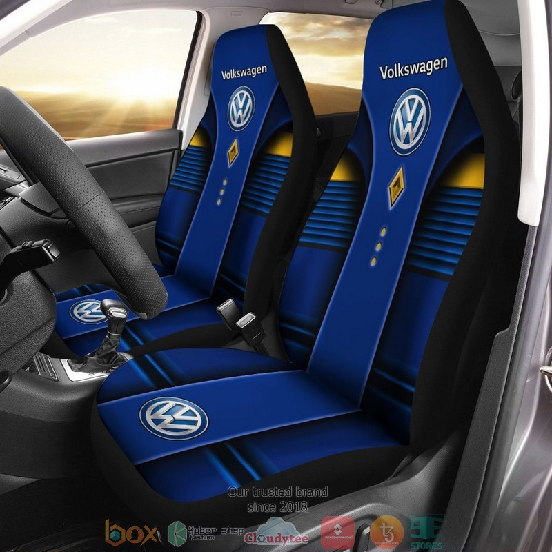 Volkswagen Blue Car Seat Covers